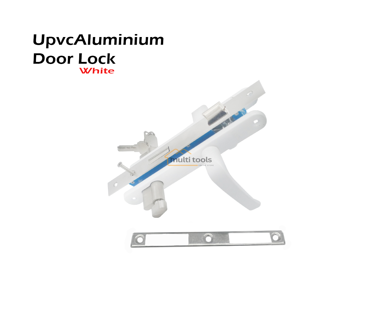 Upvc/Aluminium Door Lock (White)